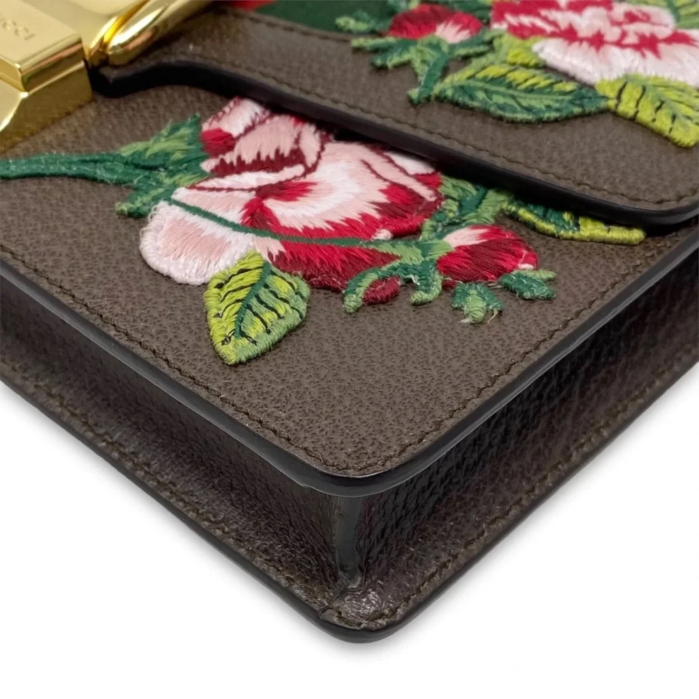 ❌SOLD❌Gucci Embroidered Sylvie Clutch Belt Bag - Picture 8 of 14